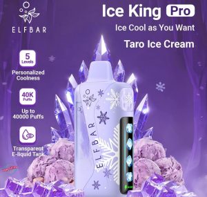 ELFBAR Ice King Pro 40000 Puffs- Taro Ice Cream