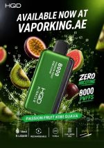 HQD Miracle 8000 Puffs Zero Nicotine Passion Fruit Kiwi Guava
