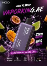 HQD Miracle 8000 Puffs Zero Nicotine Passion Fruit Mango Lime