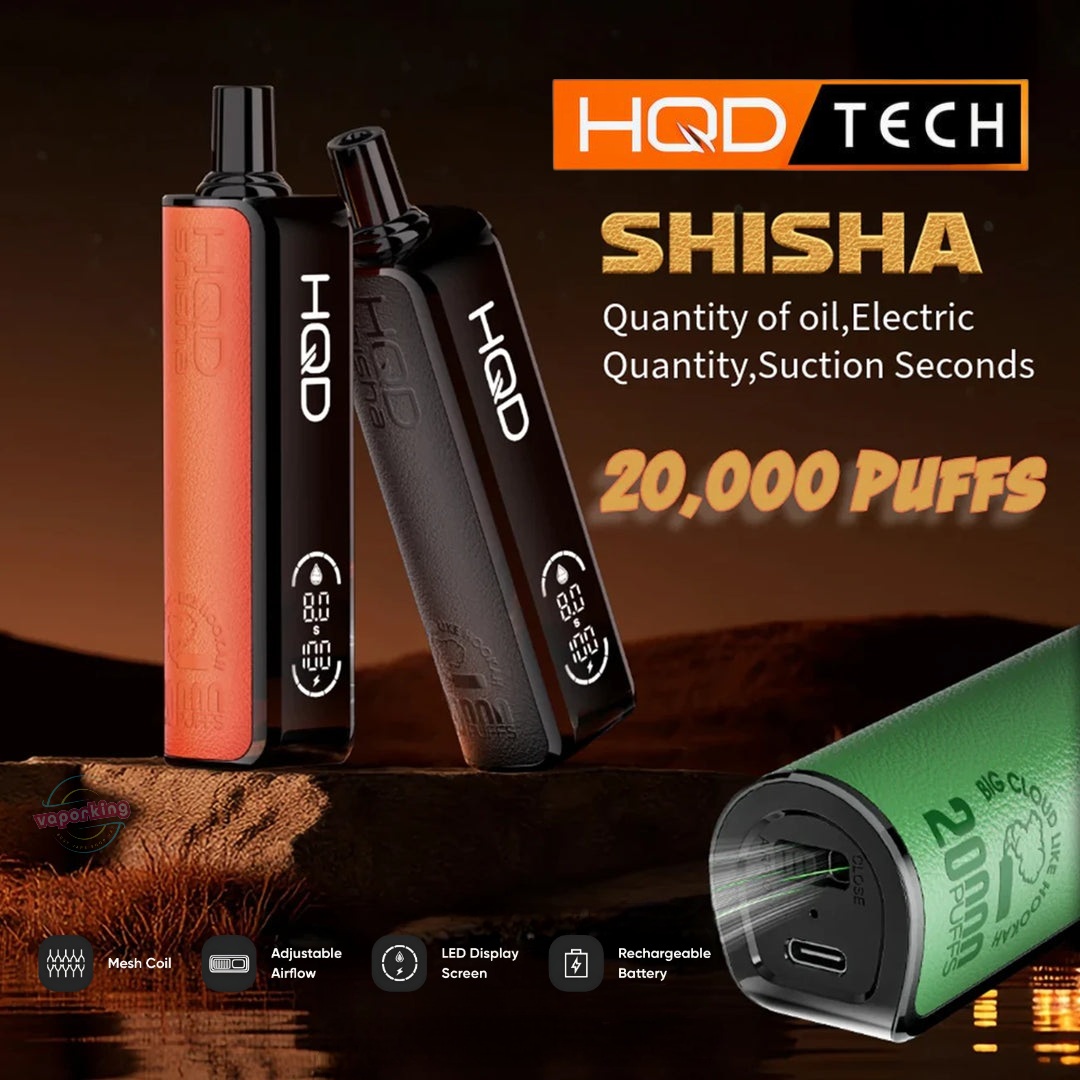 HQD Shisha 20000 Puffs Hookah Disposable Vape 3mg in the UAE