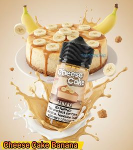 JDI 100ml Premium Vape Liquid- Cheese Cake Banana