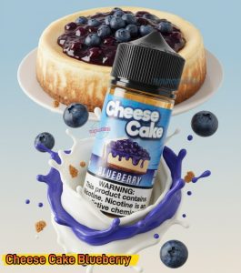 JDI 100ml Premium Vape Liquid- Cheese Cake Blueberry