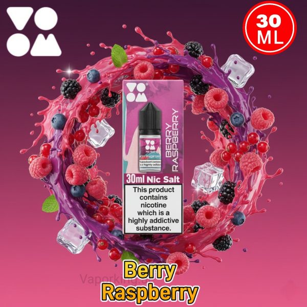 Voom Salt Nicotine 30mg- Berry Raspberry