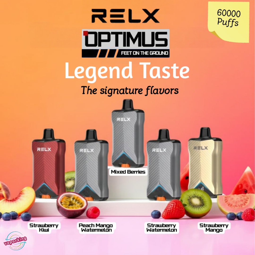 RELX Optimus 60000 Puffs Disposable Vape 50mg in the UAE