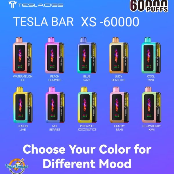 TESLA BAR XS 60000 Puffs Disposable Vape