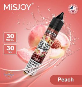 MISJOY Salt Nic 30ml Vape Juice- Peach