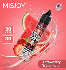 MISJOY Salt Nic 30ml Vape Juice- Strawberry Watermelon