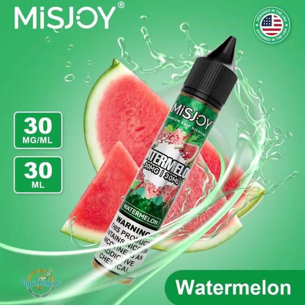 MISJOY Salt Nic 30ml Vape Juice- Watermelon