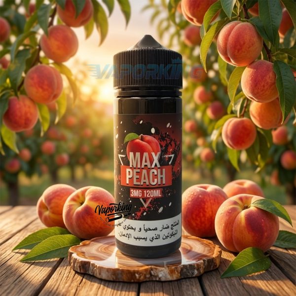SAMS Vape Max 120ml 3mg Freebase- Max Peach