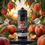 SAMS Vape Max 120ml 3mg Freebase- Max Peach Frozen