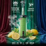 XTRA SULTAN 100K Puffs DTL Shisha- Lemon Mint