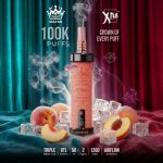 XTRA SULTAN 100K Puffs DTL Shisha- Peach Ice