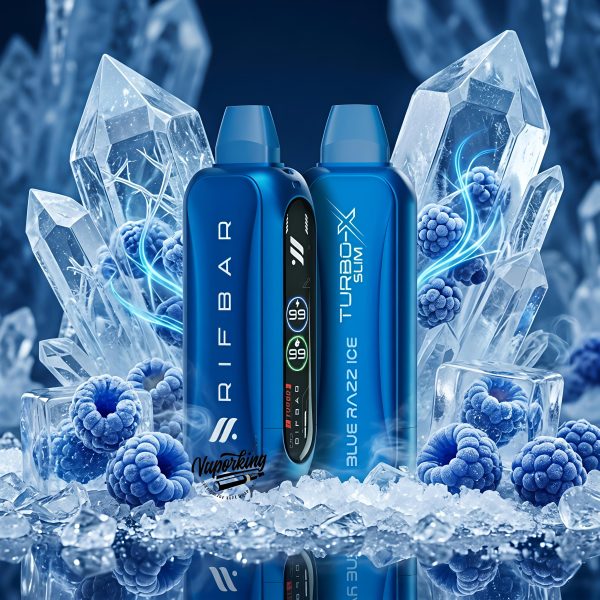 Rif Bar Turbo X Slim 12000 Puffs Disposable Blue razz Ice