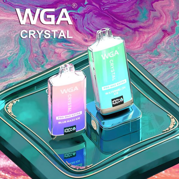 Buy WGA Crystal Pro Max Extra 15000 Puffs Disposable In UAE Buy WGA Crystal Pro Max Extra 15000 Puffs Disposable In UAE