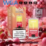 WGA Crystal Pro Max Extra 15000 Puffs Strawberry cherry bubblegum