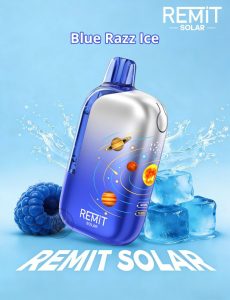 Remit Solar 50000 Puffs Disposable Vape Blue Razz Ice