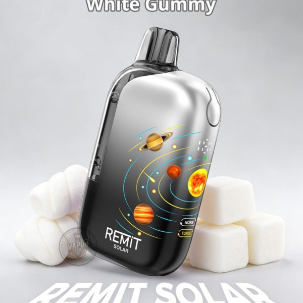 Remit Solar 50000 Puffs Disposable Vape White Gummy