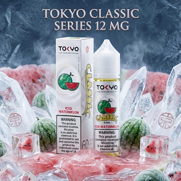 Tokyo Classic Series 12MG 60ML Iced Watermelon