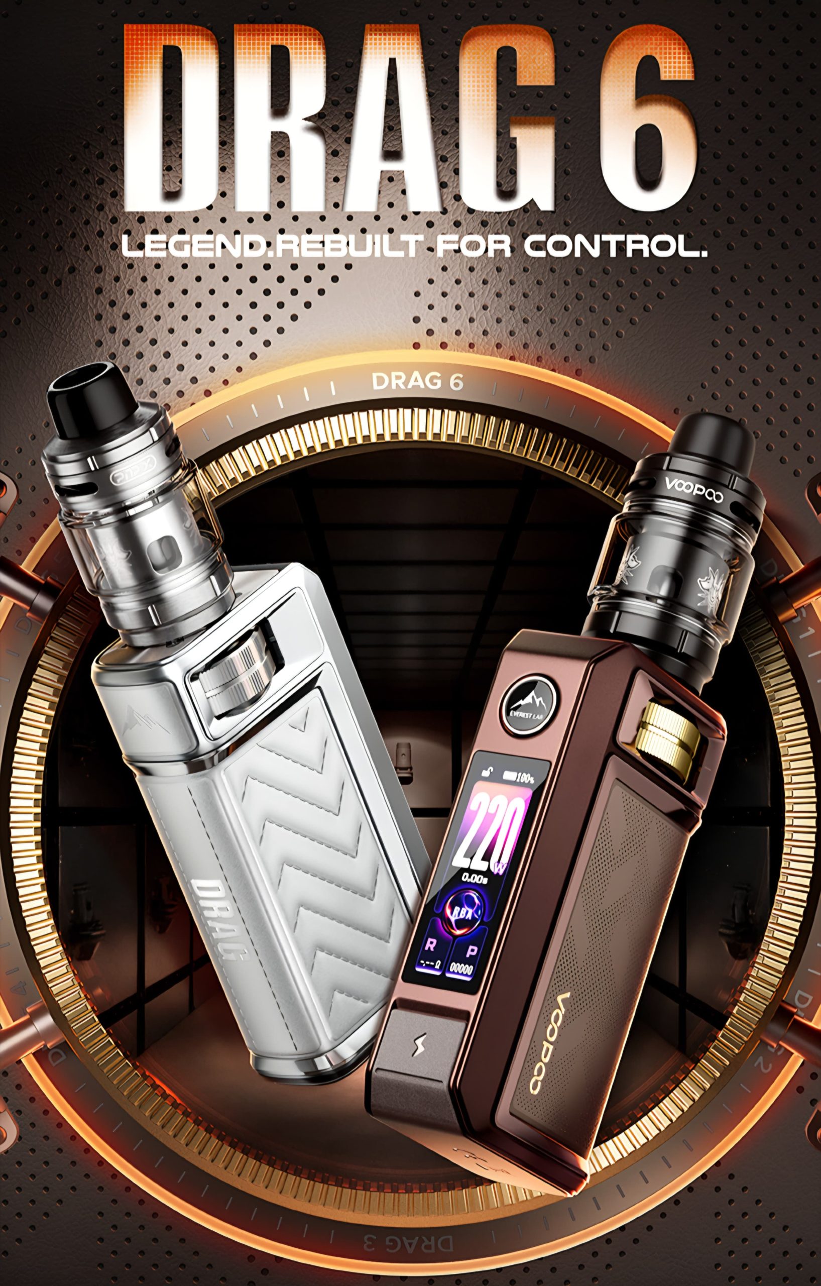 VOOPOO Drag 6 Vape Kit 220W in the UAE