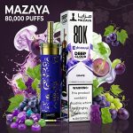 Mazaya Deep Cloud Shisha 80000 Puffs Disposable Grape
