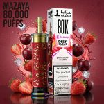 Mazaya Deep Cloud Shisha 80000 Puffs Disposable Strawberry Cherry