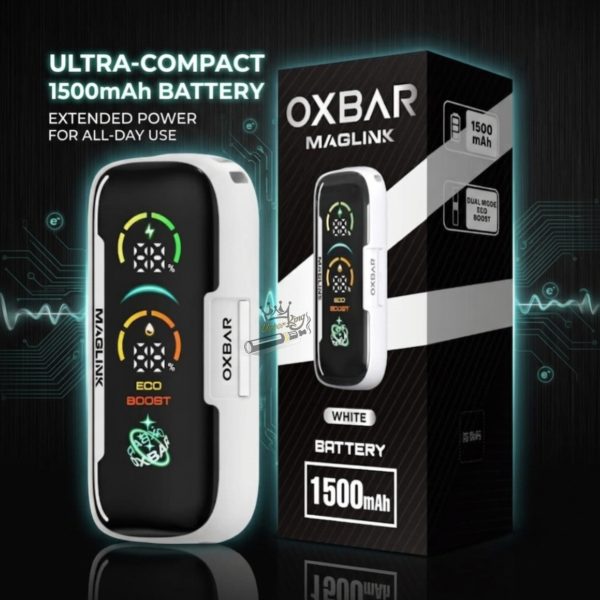 OXBAR Maglink 50000 Puffs Disposable White Color Battery