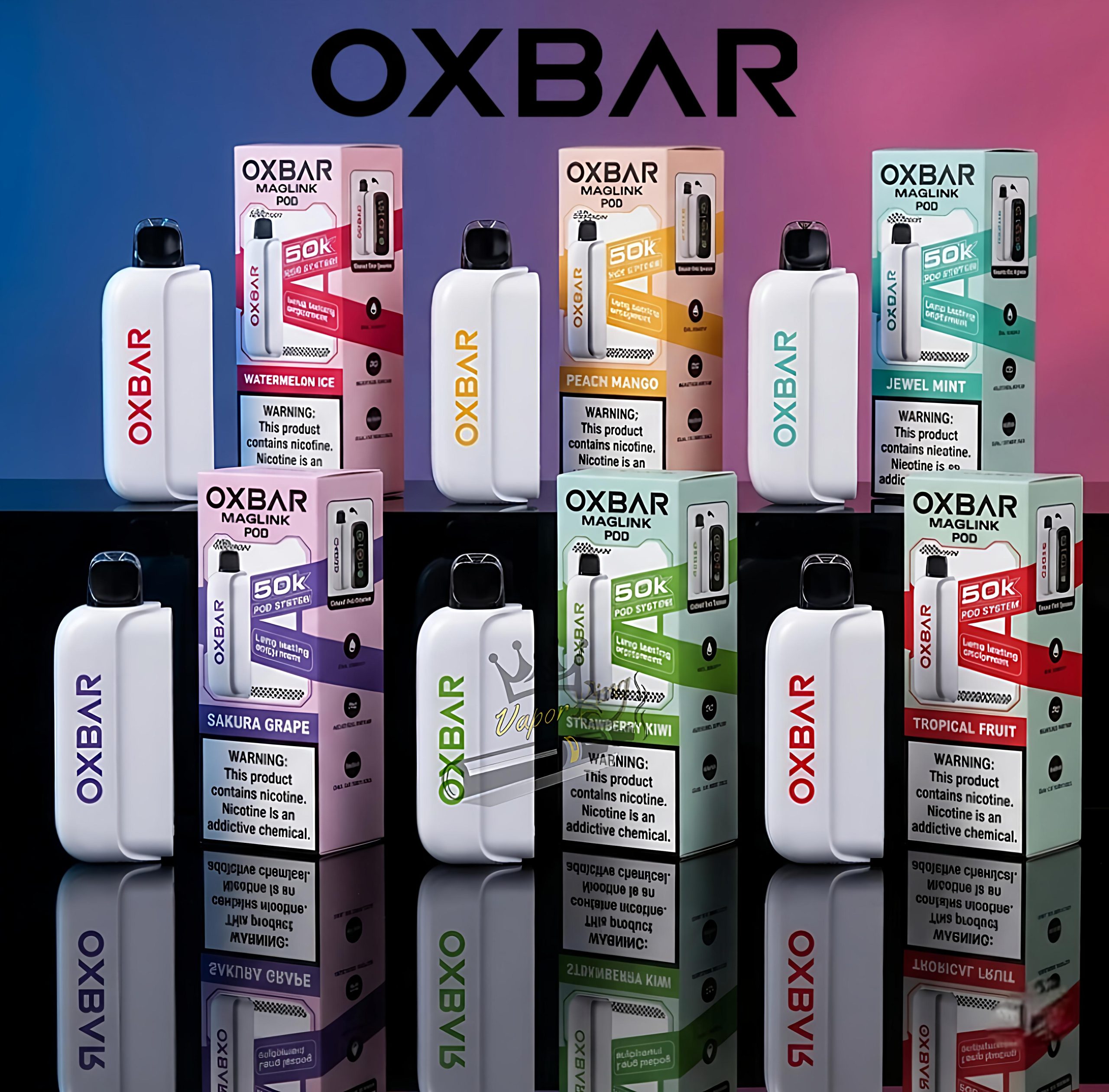 OXBAR Maglink 50000 Puffs Disposable Pod & Battery In UAE