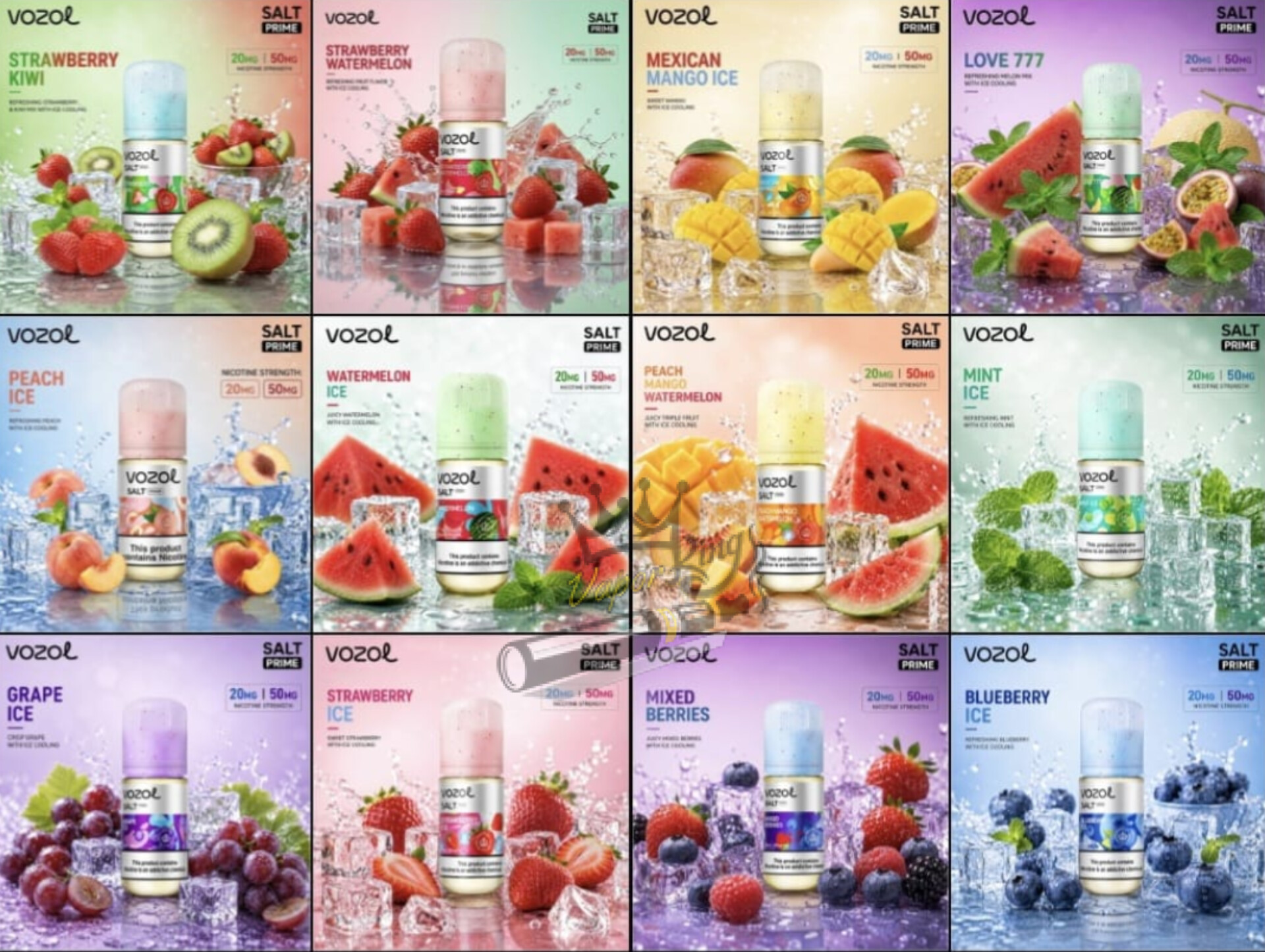 Vozol Salt Prime 30ml Salt Nic Vape Juice in Dubai UAE