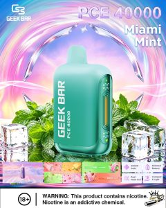 GEEK BAR PCE 40000 Puffs Disposable Vape Miami Mint