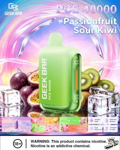 GEEK BAR PCE 40000 Puffs Disposable Vape Passionfruit Sour Kiwi