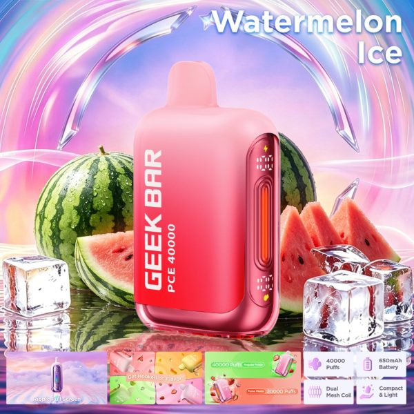 GEEK BAR PCE 40000 Puffs Disposable Vape Watermelon Ice