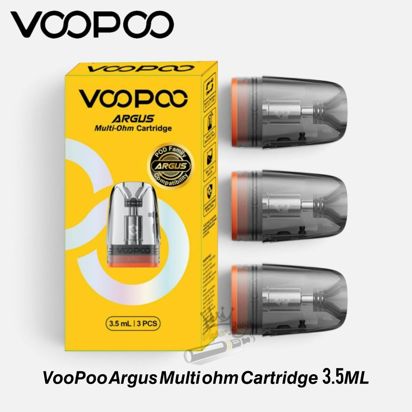 VOOPOO ARGUS Multi Ohm Cartridge 3.5 ML in UAE