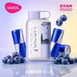 Vozol Star 35000 Puffs Disposable Azberry Blue