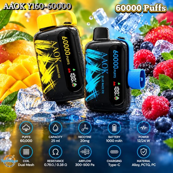 AAOK Y160 60000 Puffs Disposable