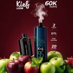 Kief Lion 60K Puffs Disposable Kit Double Apple