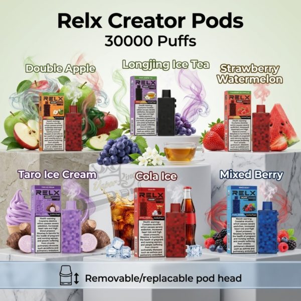 RELX Creator Pods 30000 Puffs