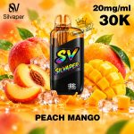 Silvaper 30000 Puffs Disposable Peach Mango