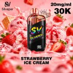 Silvaper 30000 Puffs Disposable Strawberry Ice Cream